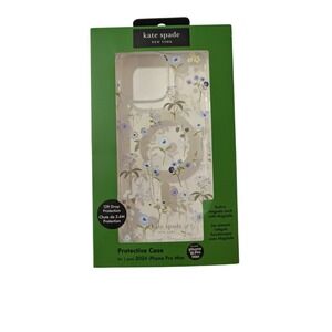 D7-N Kate Spade New York Apple iPhone 16 Pro‎ Max Protective MagSafe Case Flower